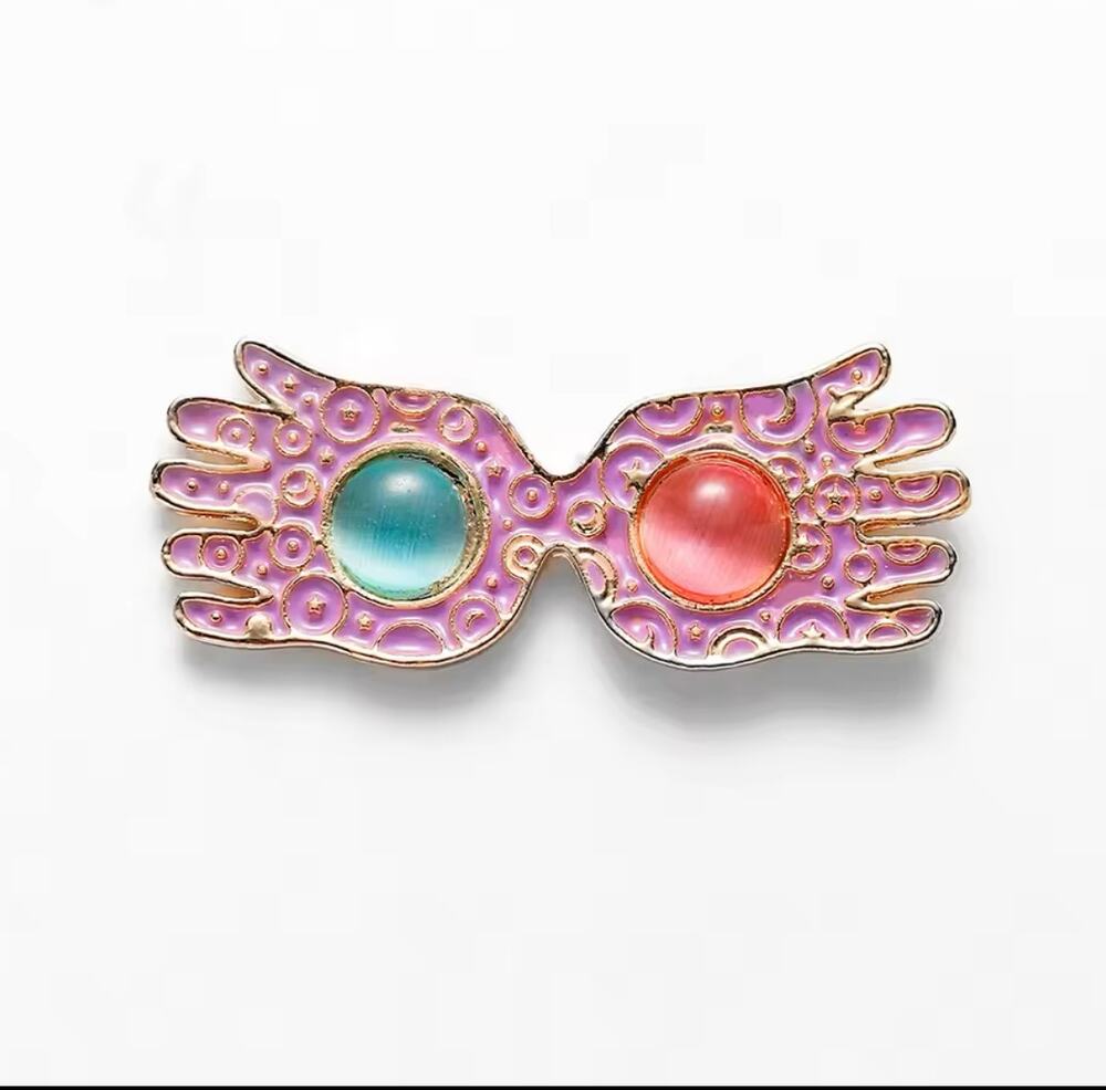 Harry Potter Magic Luna Lovegood Glasses Enamel Pins 205-1